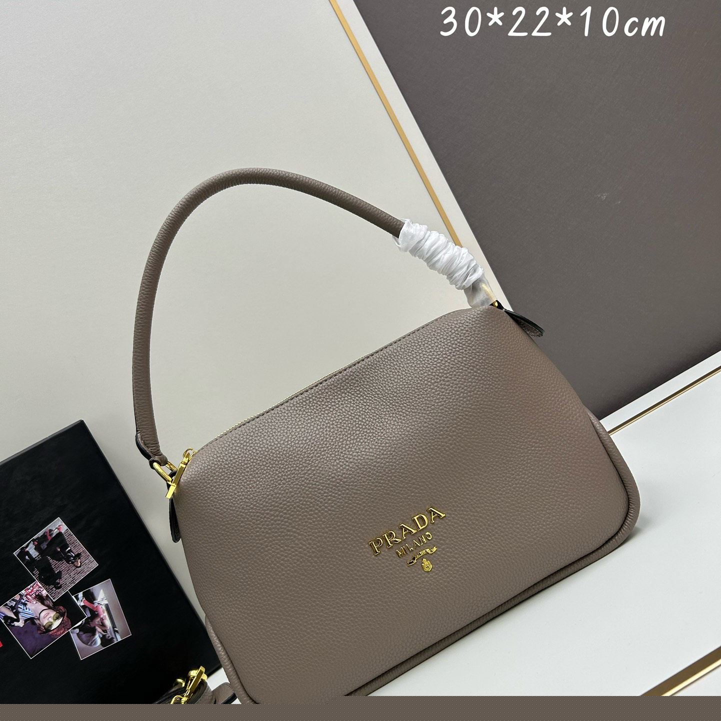 Pra*a top handle bags